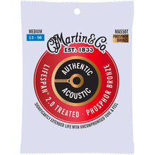 Martin Authentic Acoustic SP Phosphor Bronze Acoustic Strings (Medium 13-56)