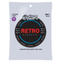 Martin Retro Acoustic Guitar Strings Custom Light 11-52