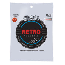 Martin MLJ13 Retro Acoustic Guitar Strings Medium Light - LJ's Choice 13-56