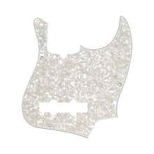 Fender 10-Hole Contemporary Jazz Bass Pickguard White Moto