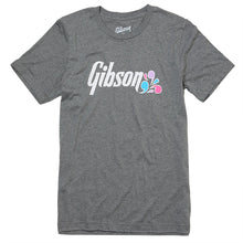 Gibson Floral Logo T-Shirt Gray